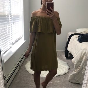 Off the shoulder dress